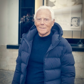 Georgio Armani. Презентация автобиографической книги. 13 апреля 2016 года, ТД Цум, бутик Georgio Armani в Третьяковском проезде.