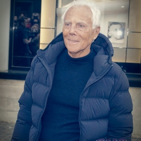 Georgio Armani. Презентация автобиографической книги. 13 апреля 2016 года, ТД Цум, бутик Georgio Armani в Третьяковском проезде.