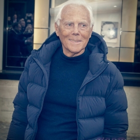 Georgio Armani. Презентация автобиографической книги. 13 апреля 2016 года, ТД Цум, бутик Georgio Armani в Третьяковском проезде.