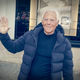 Georgio Armani. Презентация автобиографической книги. 13 апреля 2016 года, ТД Цум, бутик Georgio Armani в Третьяковском проезде.