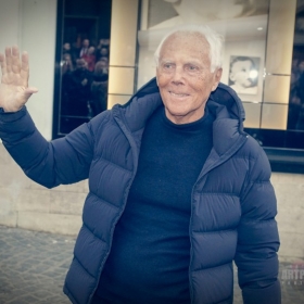 Georgio Armani. Презентация автобиографической книги. 13 апреля 2016 года, ТД Цум, бутик Georgio Armani в Третьяковском проезде.