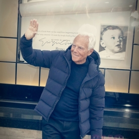 Georgio Armani. Презентация автобиографической книги. 13 апреля 2016 года, ТД Цум, бутик Georgio Armani в Третьяковском проезде.