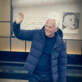 Georgio Armani. Презентация автобиографической книги. 13 апреля 2016 года, ТД Цум, бутик Georgio Armani в Третьяковском проезде.