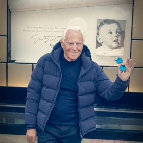 Georgio Armani. Презентация автобиографической книги. 13 апреля 2016 года, ТД Цум, бутик Georgio Armani в Третьяковском проезде.