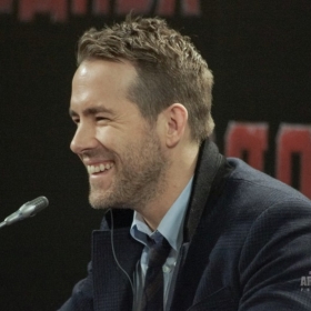Ryan Reynolds. Фотоколл и пресс-конференция фильма Deadpool в The Ritz-Carlton Hotel Moscow. Москва, 25 января 2016 года.