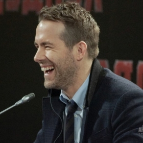 Ryan Reynolds. Фотоколл и пресс-конференция фильма Deadpool в The Ritz-Carlton Hotel Moscow. Москва, 25 января 2016 года.