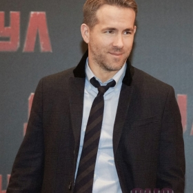 Ryan Reynolds. Фотоколл и пресс-конференция фильма Deadpool в The Ritz-Carlton Hotel Moscow. Москва, 25 января 2016 года.